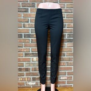 Cache Black Slim Leg Pants Women’s Size 6 Stretch Pull-On Career